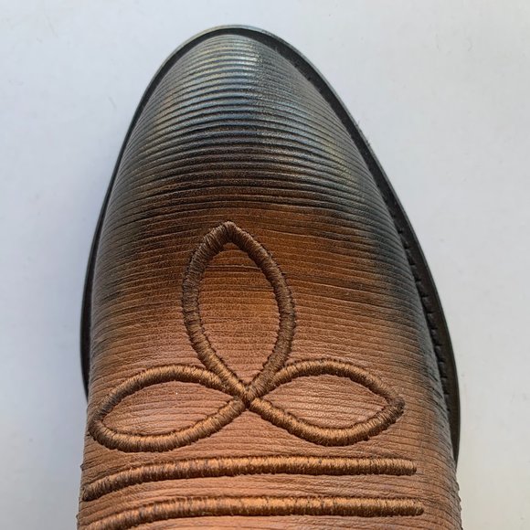 MARCO NEW Italian leather boots in western style. - Picture 10 of 13